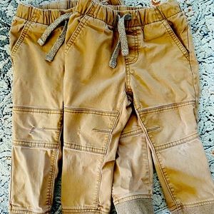 Twin boy Cat & Jack Khaki joggers